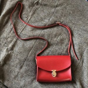 Cambridge Satchel Leather mini crossbody bag